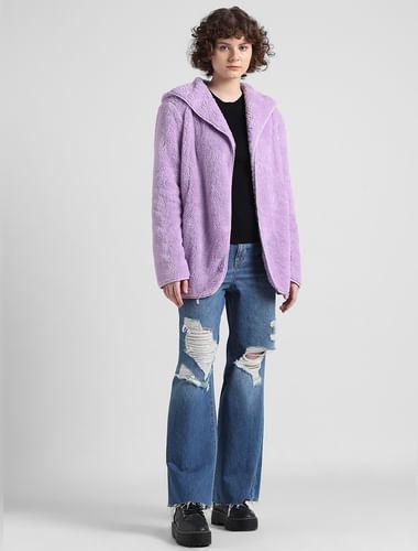 purple-hooded-sherpa-coat