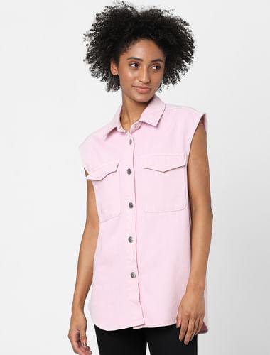 pink-sleeveless-overshirt