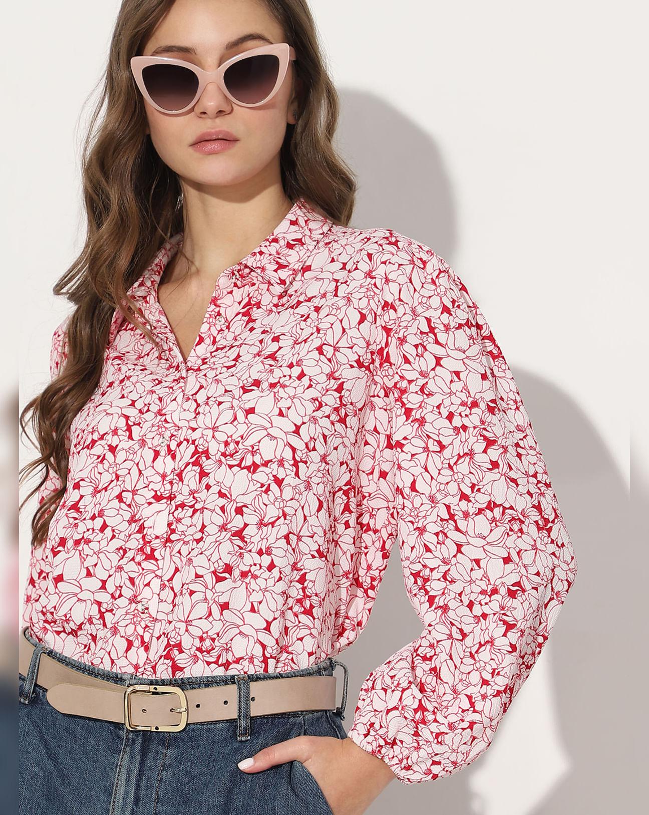 white-&-red-floral-shirt