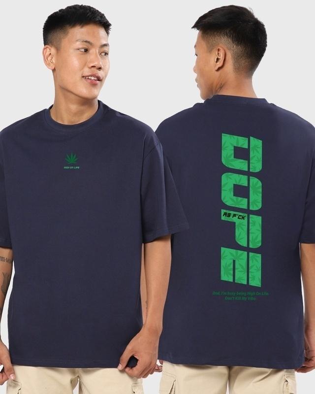 men's-blue-dope-af-typography-oversized-t-shirt