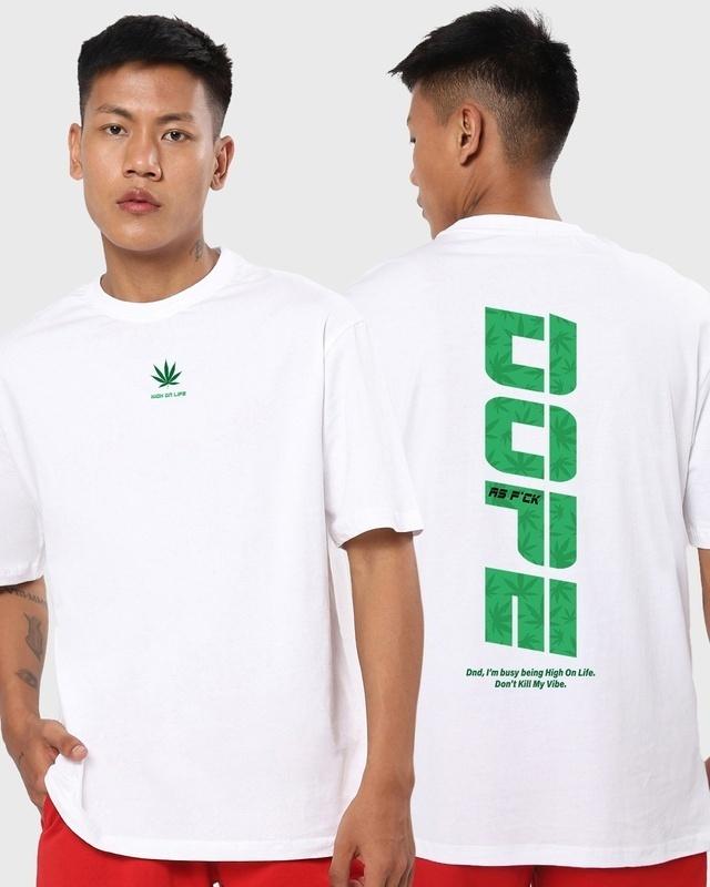 men's-white-dope-af-typography-oversized-t-shirt