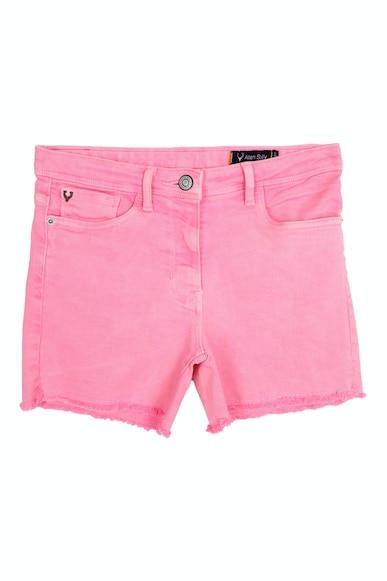 girls-pink-solid-regular-fit-shorts