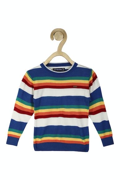 boys-blue-stripe-regular-fit-sweater