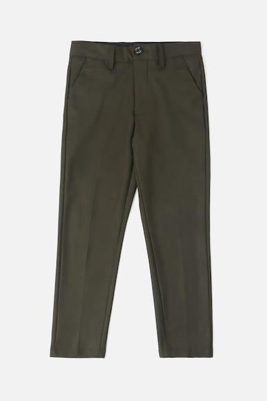 boys-olive-slim-fit-solid-trousers