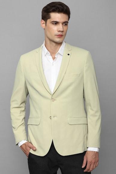 men-cream-slim-fit-textured-formal-blazer