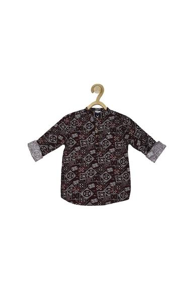 boys-maroon-regular-fit-print-casual-shirt