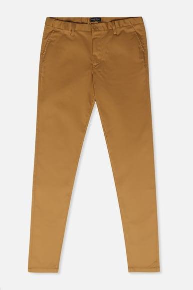 boys-khaki-slim-fit-solid-trousers