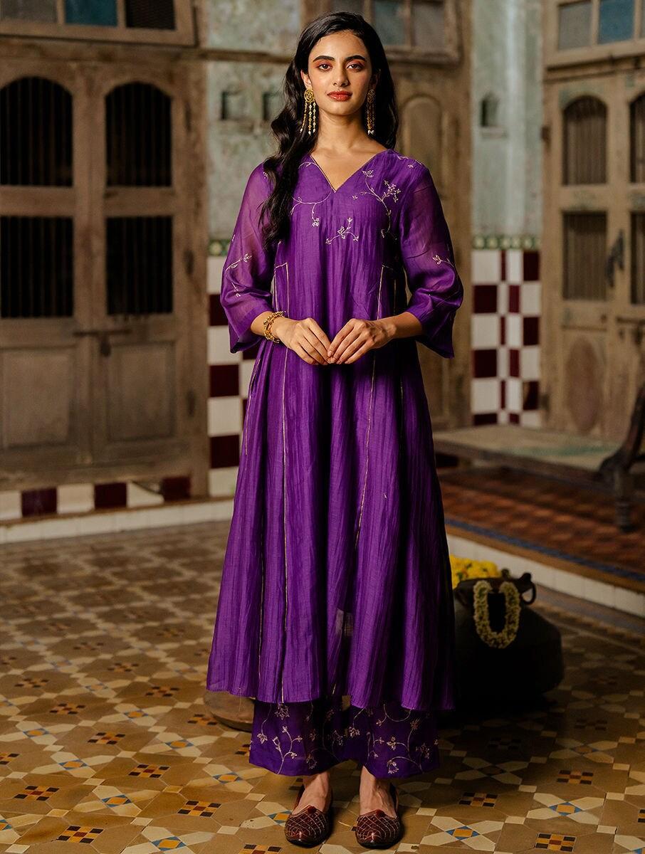 women-purple-silk-embroidered-dupatta
