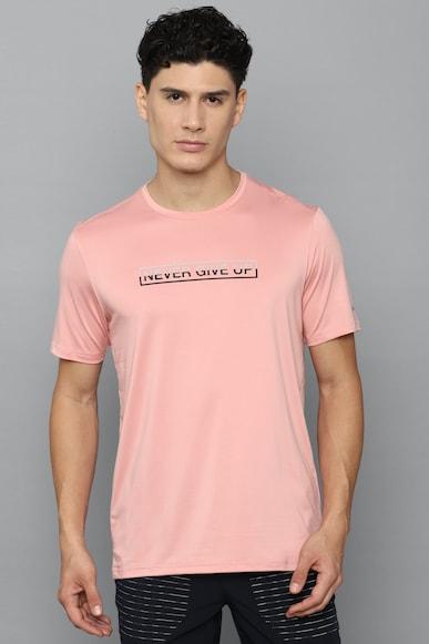 men-peach-graphic-print-crew-neck-t-shirt