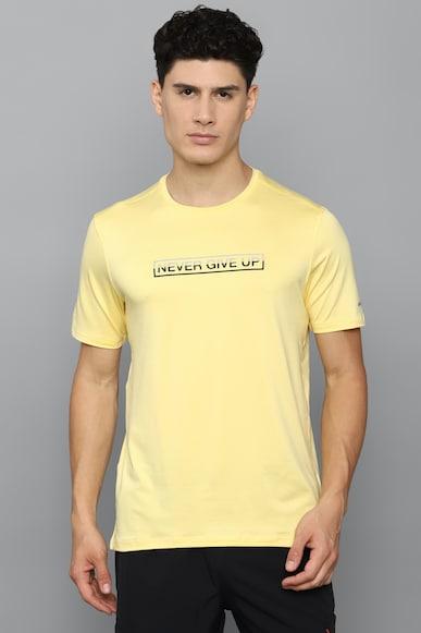 men-yellow-graphic-print-crew-neck-t-shirt