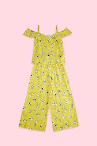 yellow-printed-casual-sleeveless-off-shoulder-girls-regular-fit-blouse