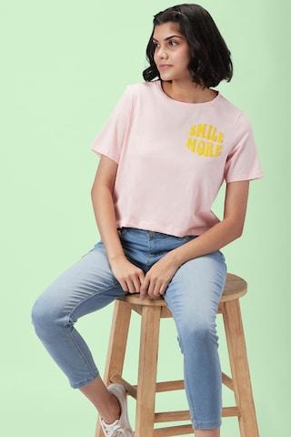 pink-printed-casual-half-sleeves-round-neck-women-crop-fit-top