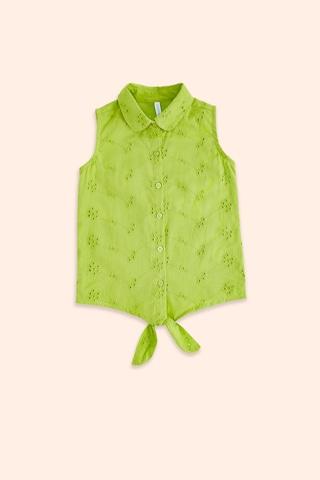 green-cut-work-casual-sleeveless-peter-pan-collar-girls-regular-fit-top