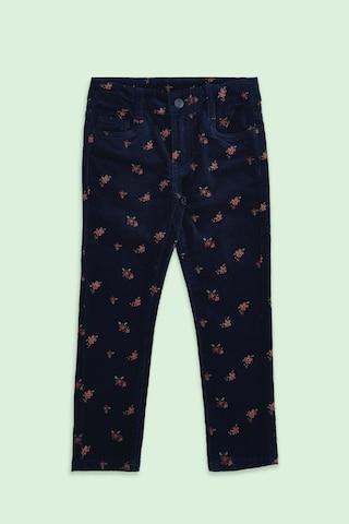 navy-printed-ankle-length-casual-girls-regular-fit-trouser