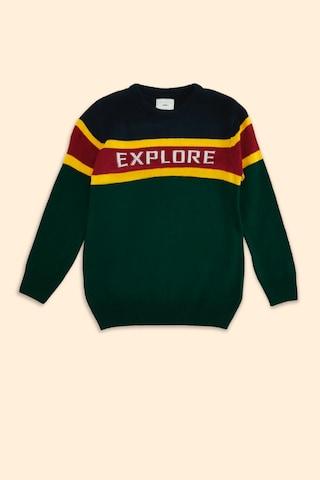 green-color-block-casual-full-sleeves-crew-neck-boys-regular-fit-sweater