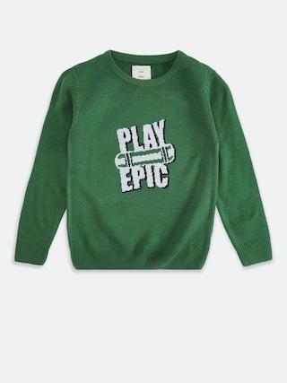 green-printed-casual-full-sleeves-crew-neck-boys-regular-fit-sweater