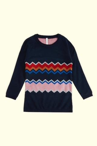 navy-embroidered-winter-wear-full-sleeves-round-neck-girls-regular-fit-sweater