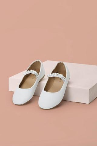 white-solid-casual-girls-ballerinas