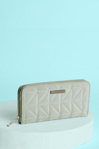 green-patterned-casual-polyester-women-wallet