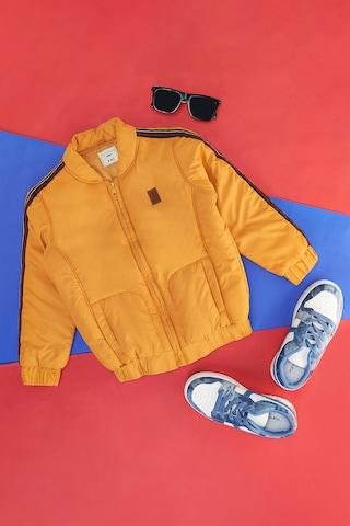 yellow-solid-casual-full-sleeves-high-neck-boys-regular-fit-jacket