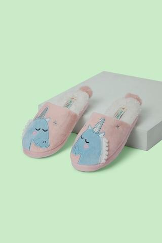 white-unicorn-casual-girls-bedroom-slipper