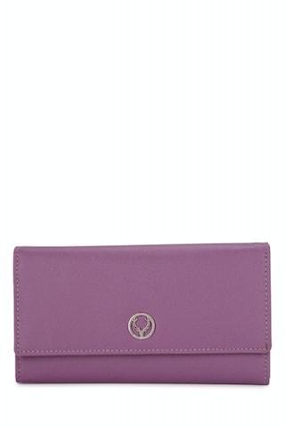 purple-solid-casual-polyurethane-women-clutch
