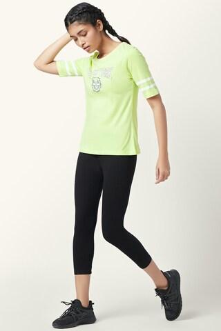 green-printed-active-wear-half-sleeves-round-neck-women-regular-fit-t-shirt