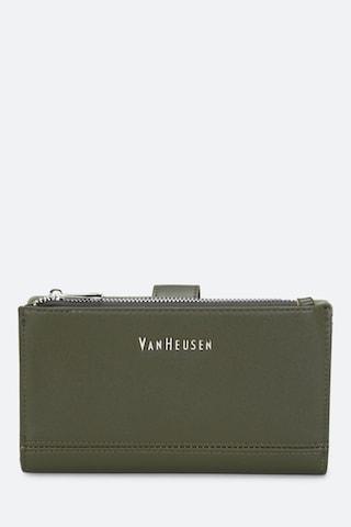 dark-olive-solid-formal-leather-women-wallet
