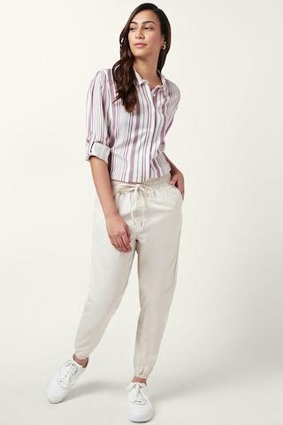 dark-purple-stripe-casual-full-sleeves-regular-collar-women-comfort-fit-shirt