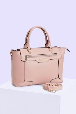 pink-solid-casual-faux-leather-women-shoulder-bag
