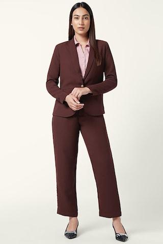 brown-solid-formal-full-sleeves-lapel-collar-women-regular-fit-blazer