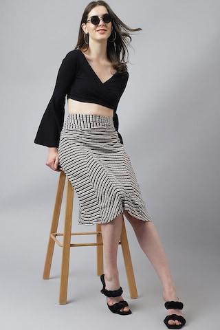 multi-coloured-stripe-calf-length-casual-women-regular-fit-skirt