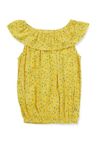yellow-printed-casual-sleeveless-round-neck-girls-regular-fit-top