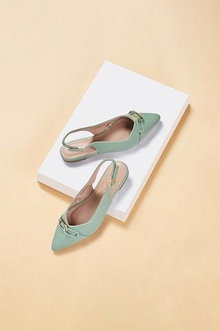 green-trim-casual-women-flat-shoes