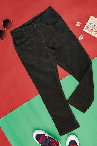 olive-solid-full-length--casual-boys-regular-fit--trousers