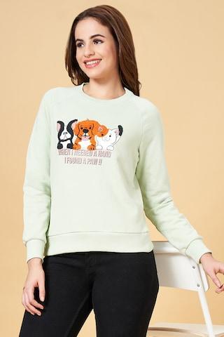 green-embroidered-casual-full-sleeves-round-neck-women-regular-fit--sweatshirt