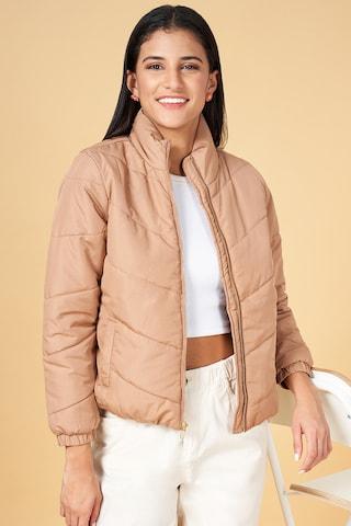beige-solid-casual-full-sleeves-high-neck-women-comfort-fit--jacket