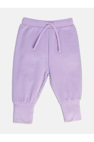 lilac-solid-full-length-casual-girls-regular-fit-jogger-pants