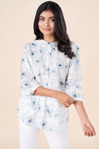 medium-blue-print-cotton-mandarin-women-regular-fit-tunics