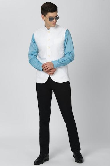 men-white-solid-nehru-jacket