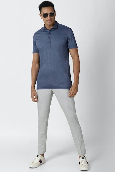 men-blue-athletic-fit-formal-half-sleeves-formal-shirt