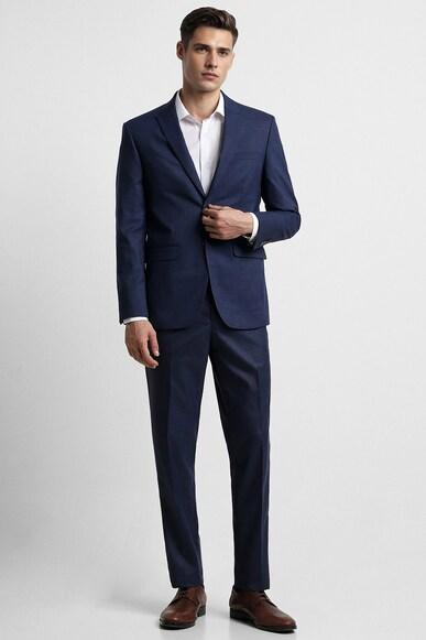 men-navy-textured-slim-fit-formal-two-piece-suit