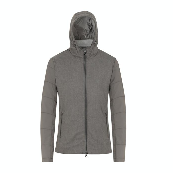 men-grey-melange-hybrid-puffer-jacket