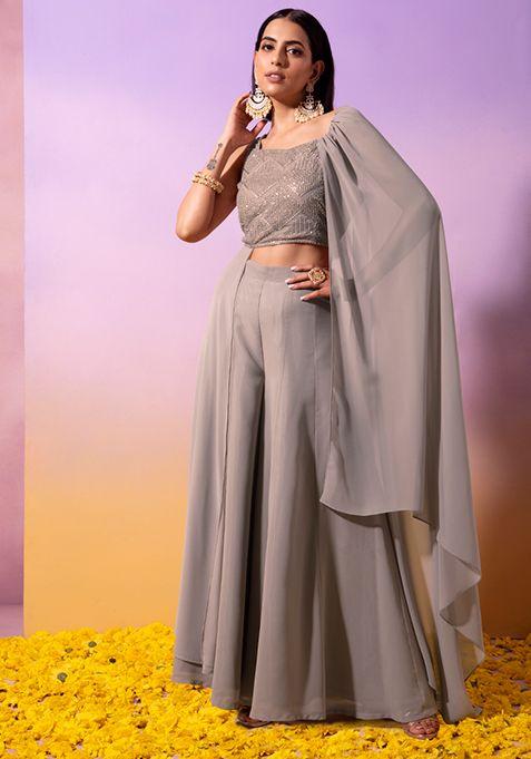 grey-sequin-blouse-with-attached-dupatta
