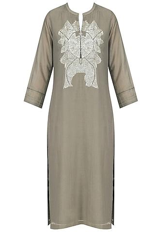 grey-geometric-sequins-embroidered-tunic