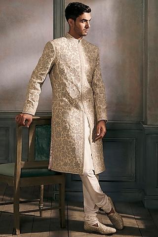beige-dori-embroidered-sherwani
