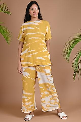 yellow-silk-shibori-dyed-tunic