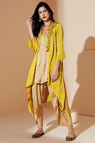 mustard-embroidered-tunic