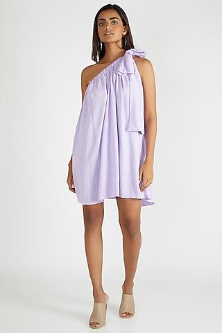 lilac-one-shoulder-crop-top