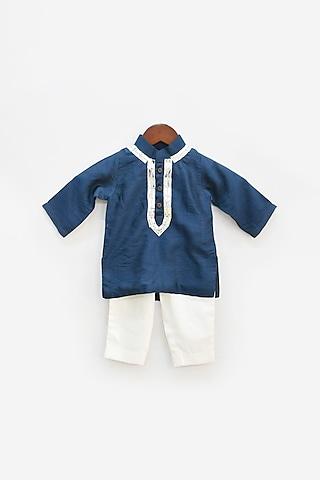 teal-blue-embroidered-kurta-set-for-boys